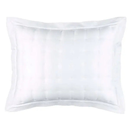 Pine Cone Hill Silken Solid White Puff Sham - Lavender Fields