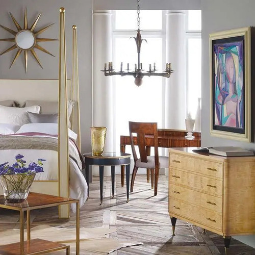 Modern History Abstract Bed