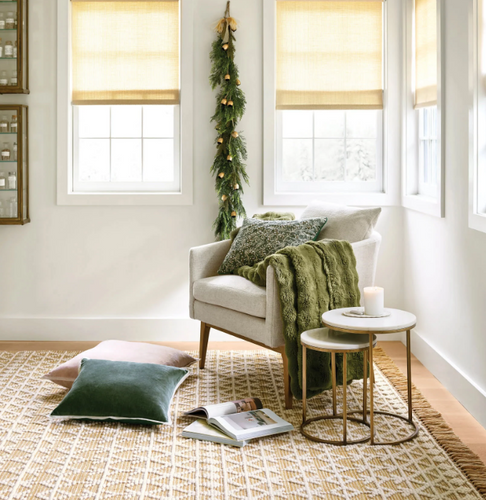 Fab Faux Throw in Olive Pine Cone Hill