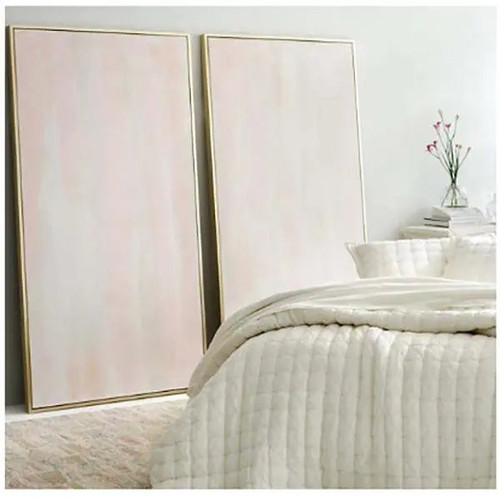 Pine Cone Hill Lush Linen Ivory Puff - Lavender Fields