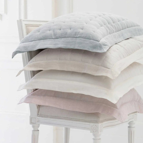 Pine Cone Hill Brussels Ivory Quilted Sham