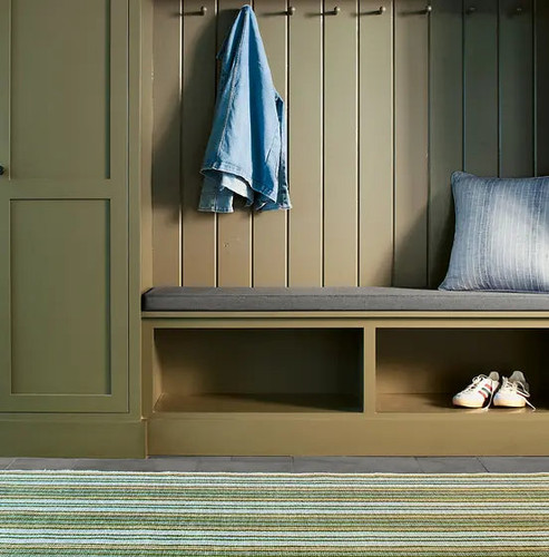 Dash & Albert Caravan Stripe Multi Washable Rug Dash and Albert