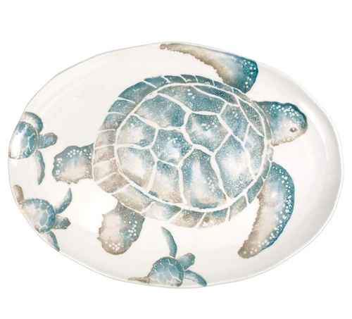 Tartaruga Large Oval Platter Vietri