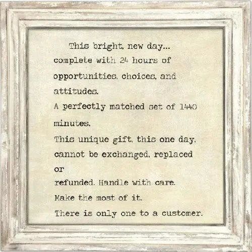 Sugarboo Designs This Bright New Day Art Print (White Wash Frame)
