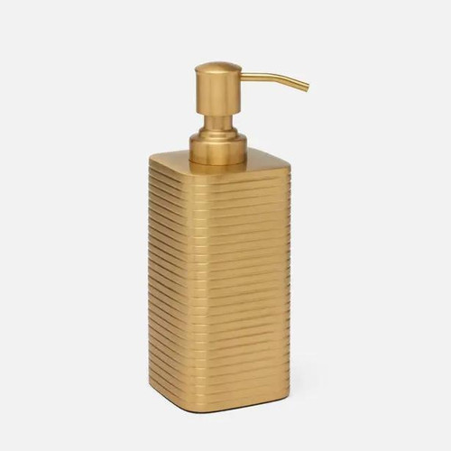 Pigeon & Poodle Adelaide Soap Pump in Matte Gold Pigeon & Poodle