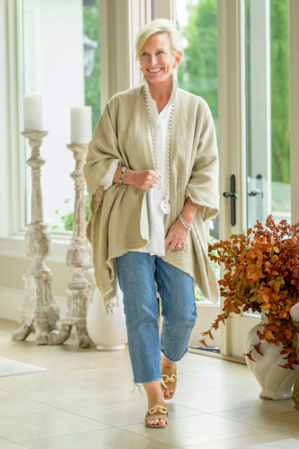 Payton Linen Wrap Natural