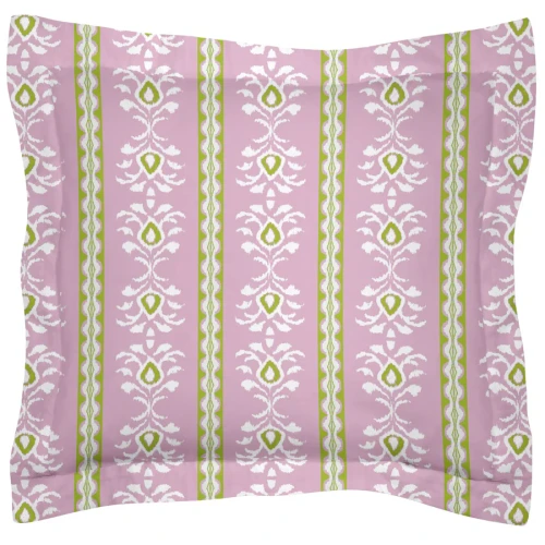 Rosemary Stripe Pink Sham