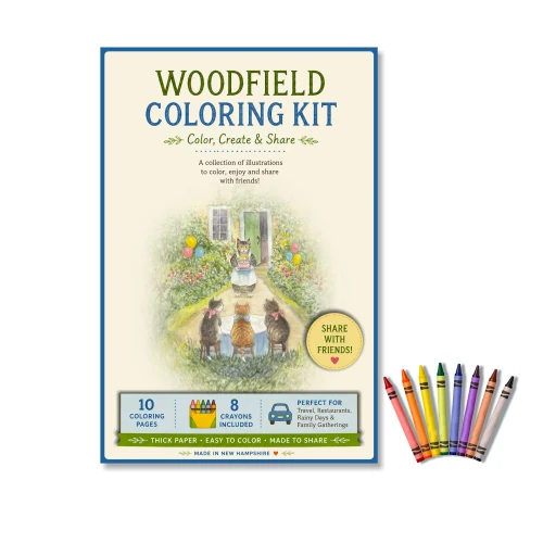 Woodfield Coloring Kit - Henrietta's Favorites!