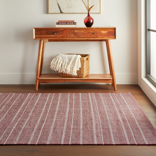 Dash & Albert Samson Handwoven Indoor/Outdoor Red Rug image 2