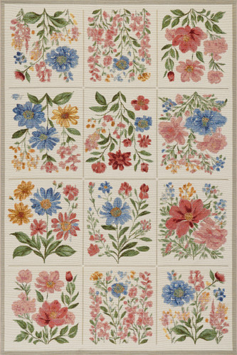 Dash & Albert Solari Floral Indoor/Outdoor Rug