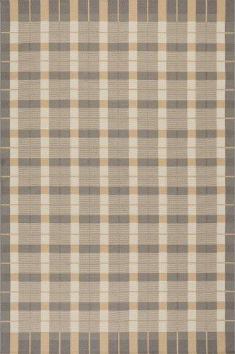 Dash & Albert Sundara Modern Plaid Indoor/Outdoor Grey Multi Rug