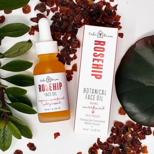 Take Haven Organic Rosehip Seed Face Oil | Lavender Fields