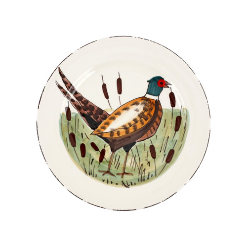 Wildlife Pheasant Dinner Plate VIETRI