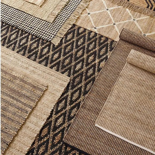 Dash & Albert Simba Black Woven Jute Rug - Lavender Fields