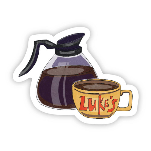 Luke's Coffee Sticker Big Moods