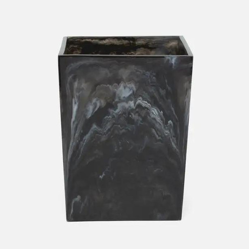 Pigeon & Poodle Abiko Square Wastebasket in Obsidian Pigeon & Poodle