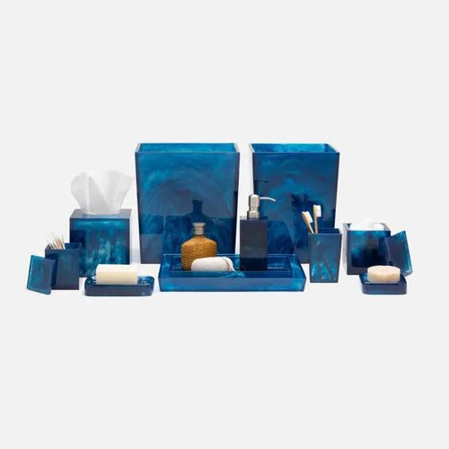 Pigeon & Poodle Abiko Tissue Box Cover in Cobalt Pigeon & Poodle
