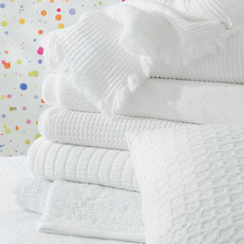 Pine Cone Hill Bubble White Matelasse Coverlet