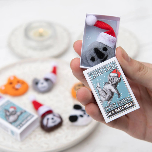 Koala Christmas Spirit Animal  In A Matchbox Marvling Bros Ltd