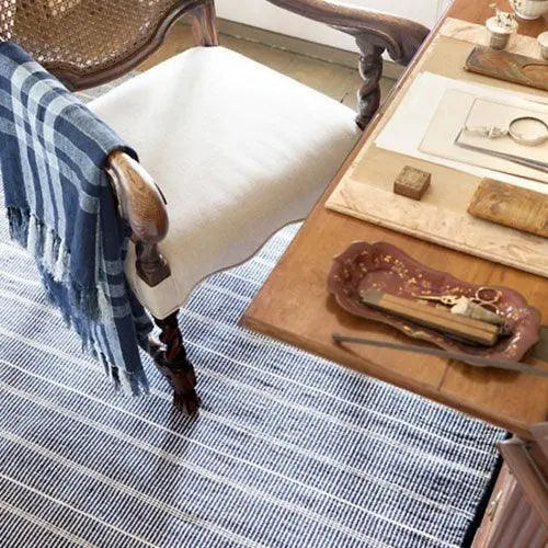 Dash & Albert Samson Navy Indoor/Outdoor Rug