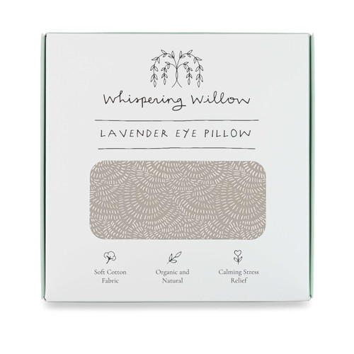Weighted Eye Pillow - Lavender-Filled Whispering Willow