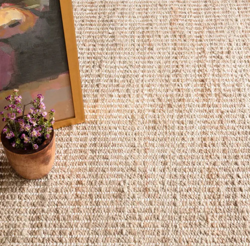 Dash & Albert Gridwork Ivory Woven Jute Rug Dash and Albert