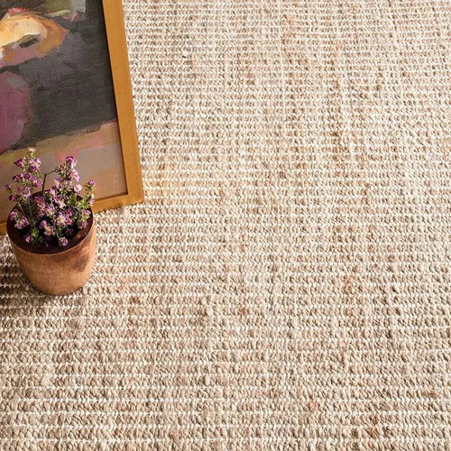 Dash & Albert Gridwork Ivory Woven Jute Rug