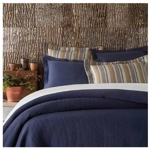 Pine Cone Hill Interlaken Ink Matelasse Coverlet