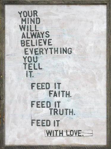 Sugarboo Designs Faith, Truth & Love Art Print  (Grey Wood Frame)