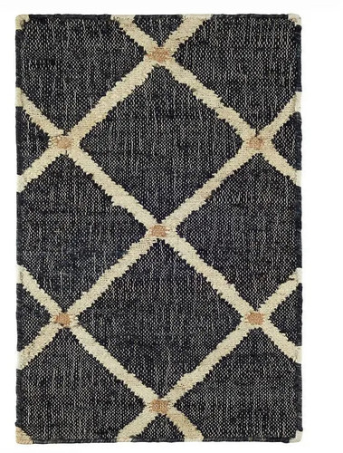 Dash & Albert Kali Black Woven Jute Rug Dash and Albert