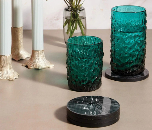 Blue Pheasant Fredrick Aqua Glassware