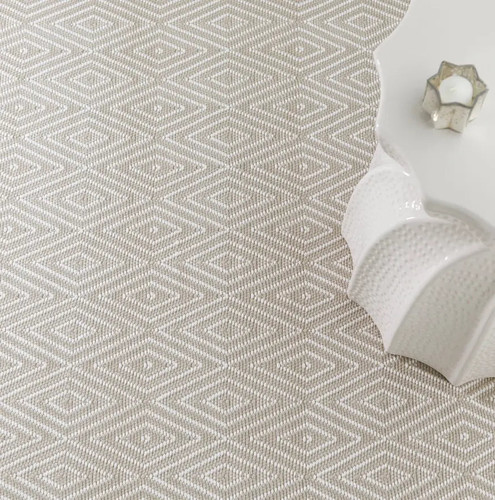 Dash & Albert Diamond Platinum/White Indoor/Outdoor Rug Dash and Albert