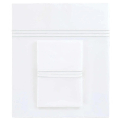 Pine Cone Hill Trio White Pillowcases (Pair)