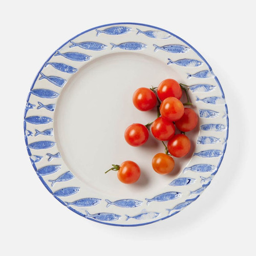 Blue Pheasant Gideon Salad/dessert Plate, Set Of 4 Blue Pheasant