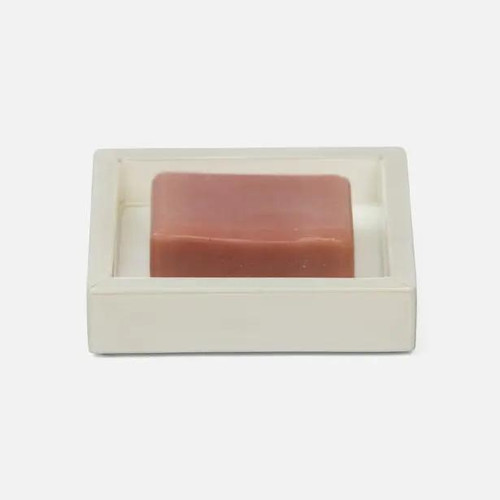 Pigeon & Poodle Arles White Square Soap Dish Pigeon & Poodle