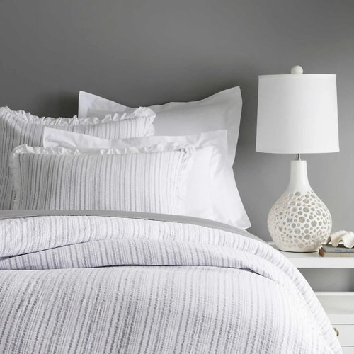 Pine Cone Hill Silken Solid Grey Sheet Set