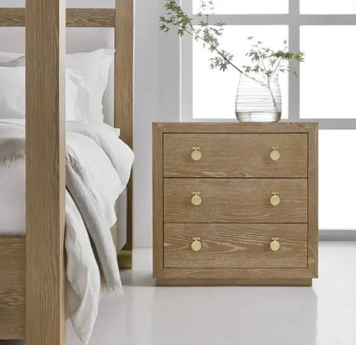 Modern History Mirage Bedside Chest-Oak Modern History