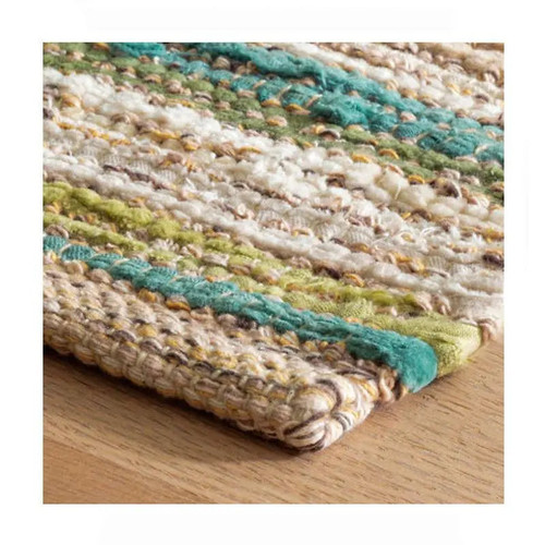 Dash & Albert Francisco Green Woven Cotton Rug