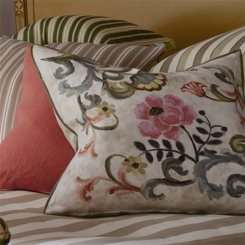 Designers Guild Osier Damasse Travertine Decorative Pillow