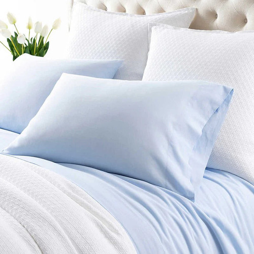 Pine Cone Hill Comfy Cotton Soft Blue Pillowcase Set Standard