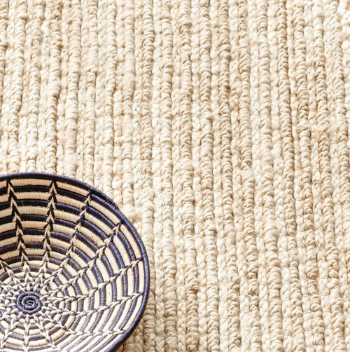 Dash & Albert Dunes Bleached Oak Woven Jute Rug Dash and Albert
