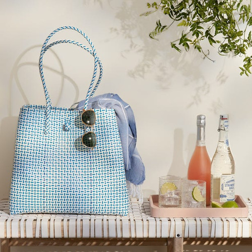 Izmir Blue/White Shopper Pigeon & Poodle