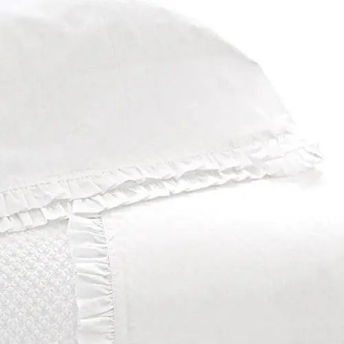 Pine Cone Hill Classic Ruffle White Pillowcases