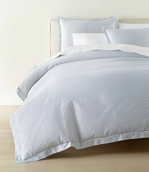 Peacock Alley Demi Classic Printed Duvet Set in Navy