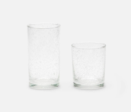 Blue Pheasant Quinn Clear Glasses - Lavender Fields