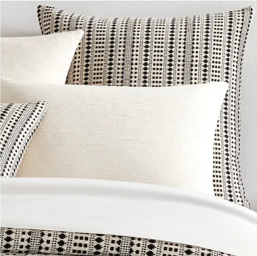 Pine Cone Hill Fira Jacquard Black Sham Pine Cone Hill
