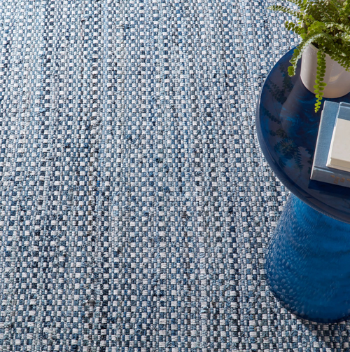 Dash & Albert Denim Stone Handwoven Cotton Rug Dash and Albert