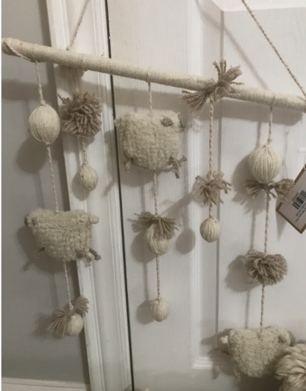 Lorena Canals Wool Lamb Wall Decor