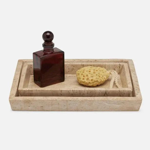 Pigeon & Poodle Bowen Natural Nested Trays Pigeon & Poodle