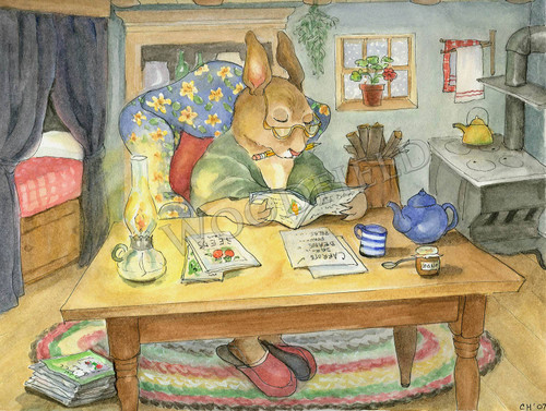 Woodfield Press Winter Reading Notecard Woodfield Press